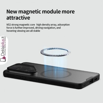 Nillkin Camshied Prop Magsafe dėklas su kameros apsauga - juodas (Samsung Galaxy S26 Ultra)